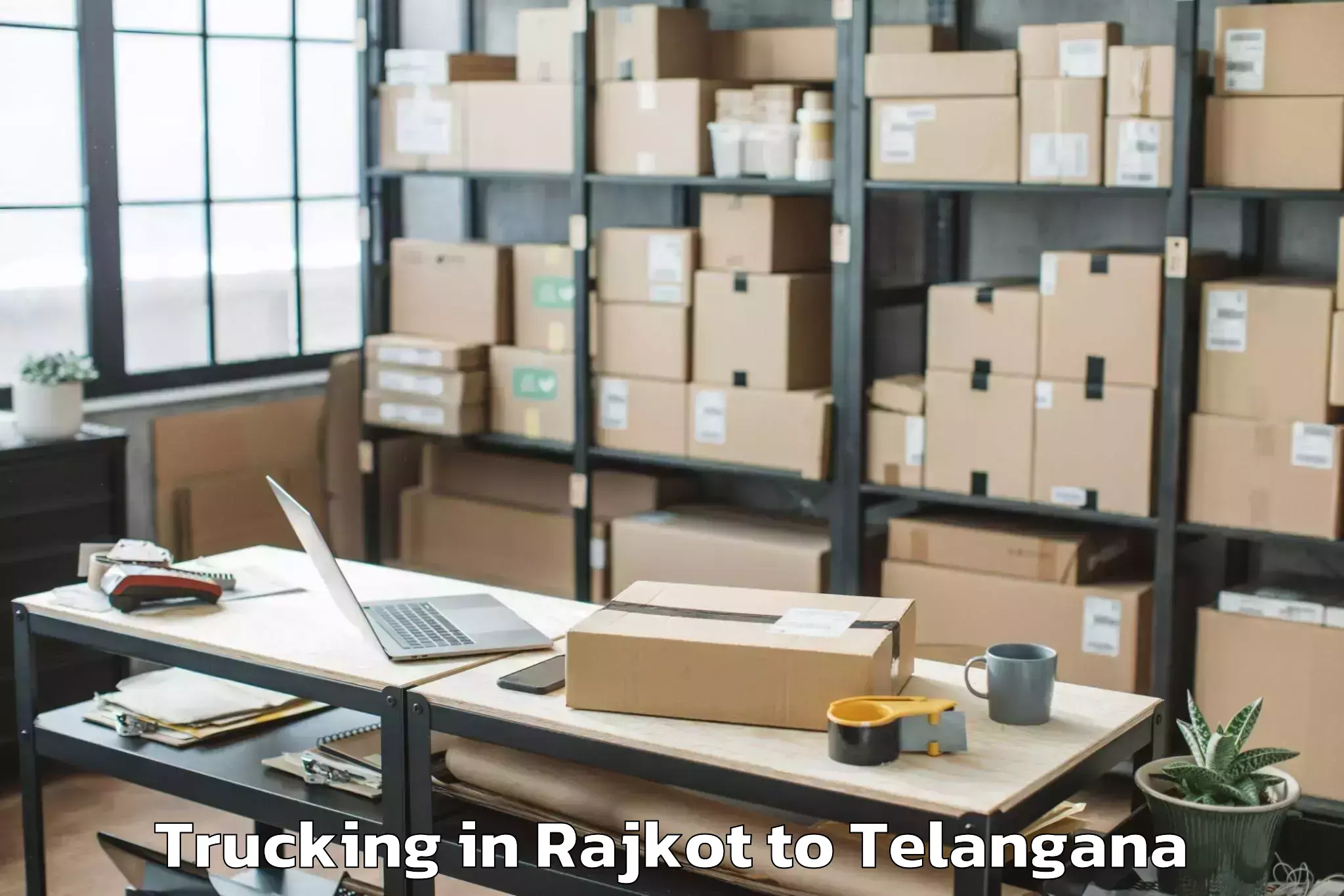 Reliable Rajkot to Kulcharam Trucking